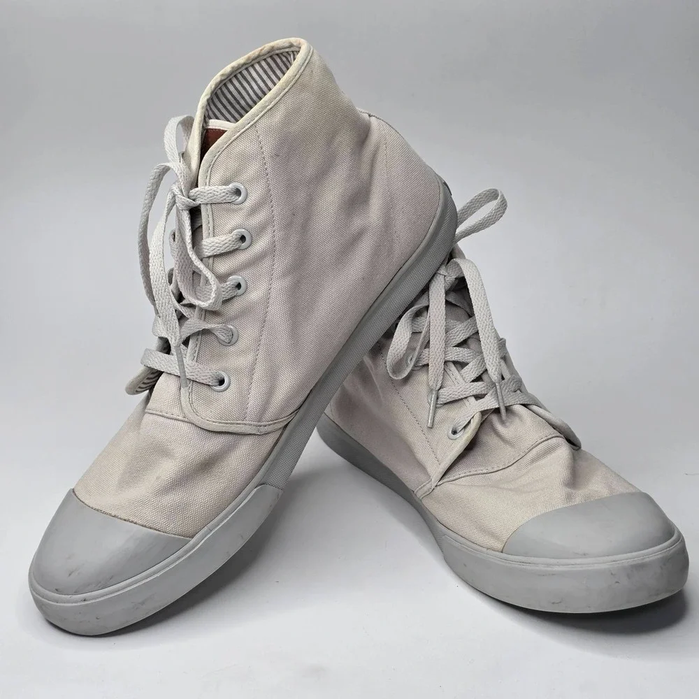 Bangs London Fog Men's Shoes Size 12 Women's 13.5 Gray Cactus High Top Sneakers